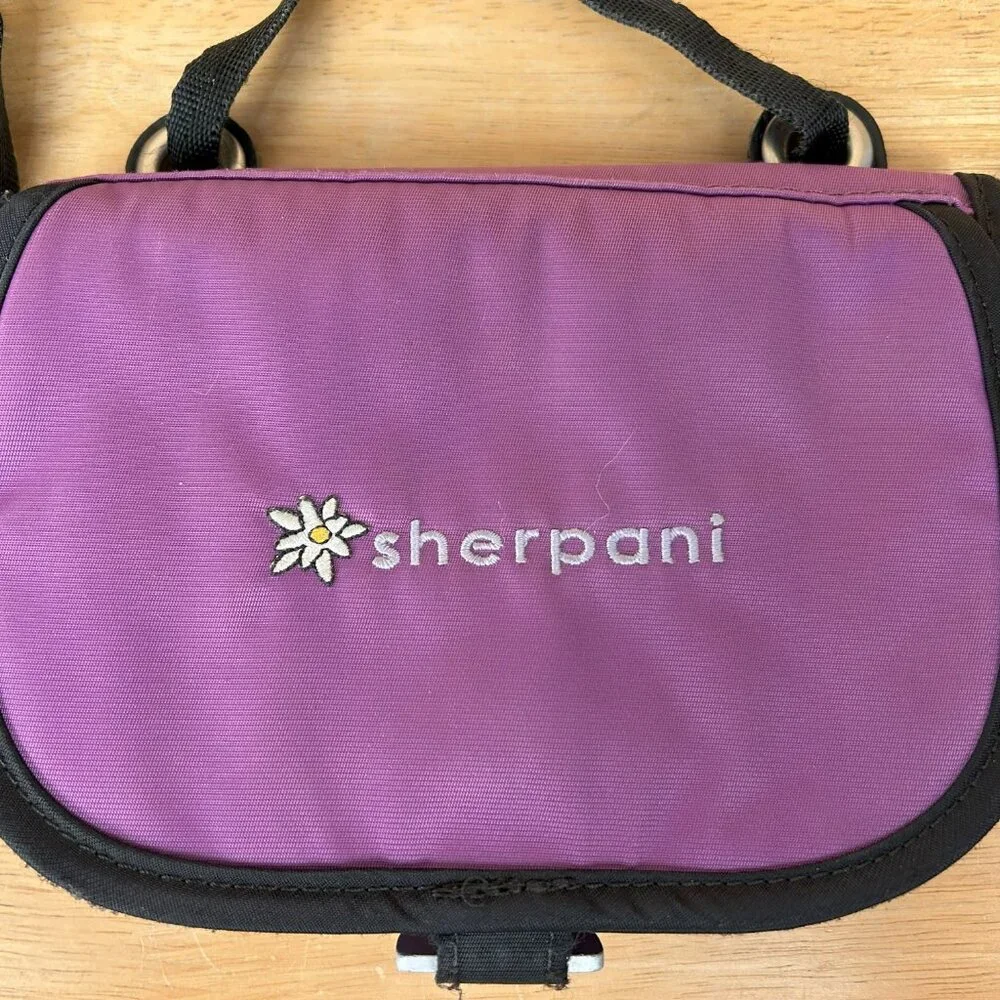 Sherpani Mini purple crossbody